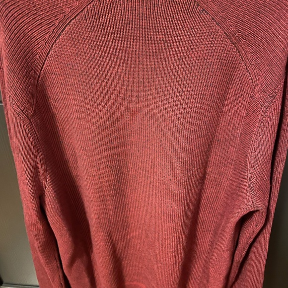 Ted Baker Men’s sweater size 7. Dark red woven. - Picture 3 of 8